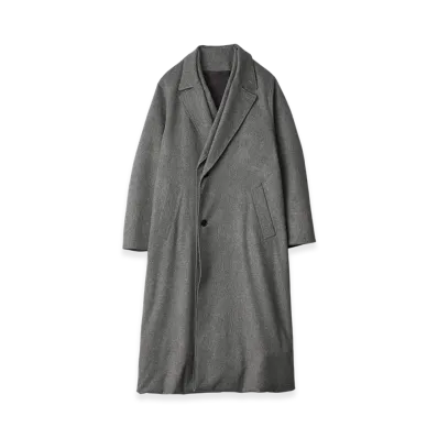 ssstein Oversized Layered Combination Coat "Grey"