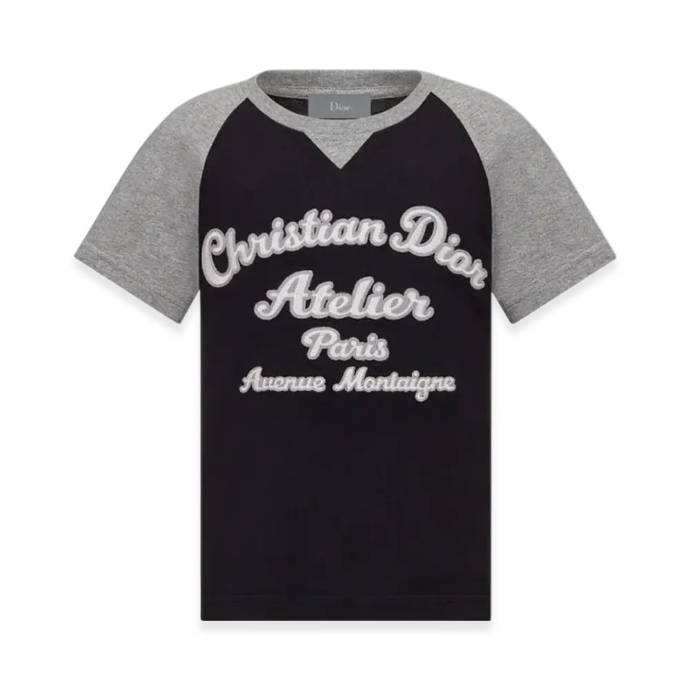Dior Kids Christian Dior Atelier T-Shirt "Black/Gray"