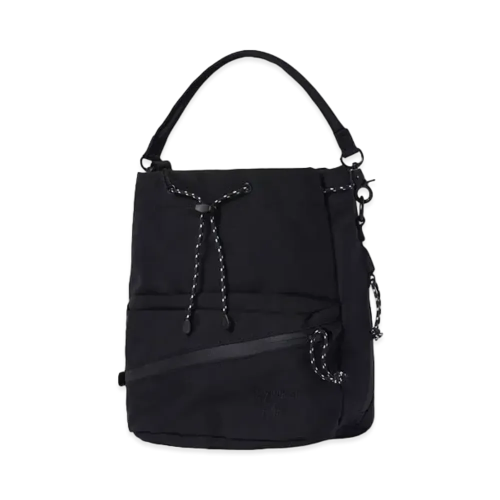 GRAMICCI by F/CE. 2WAY DRAWSTRING BAG "BLACK"