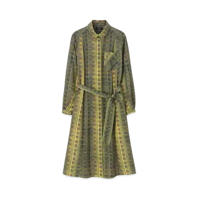 Paul Smith Womens Check Shirt Dress "Yellow"