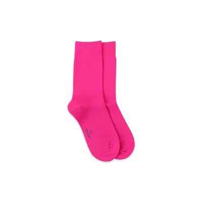 Y's Nylon Jersey Classic Socks "Pink"