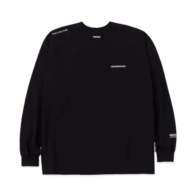 NEIGHBORHOOD NH . Tee LS-8 "Black"