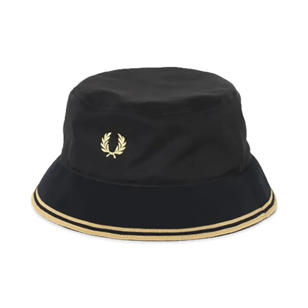 BEAMS x FRED PERRY Exclusive Bucket Hat "Black"