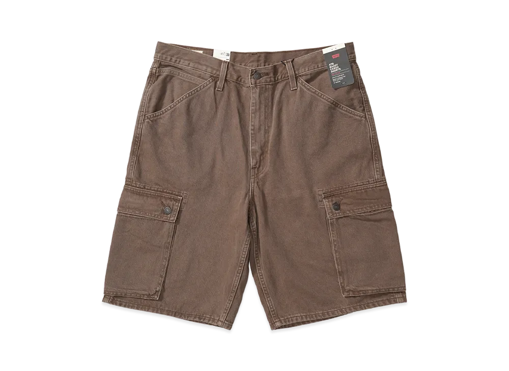 LEVI'S 478 BAGGY CARGO SHORTS "BROWN"