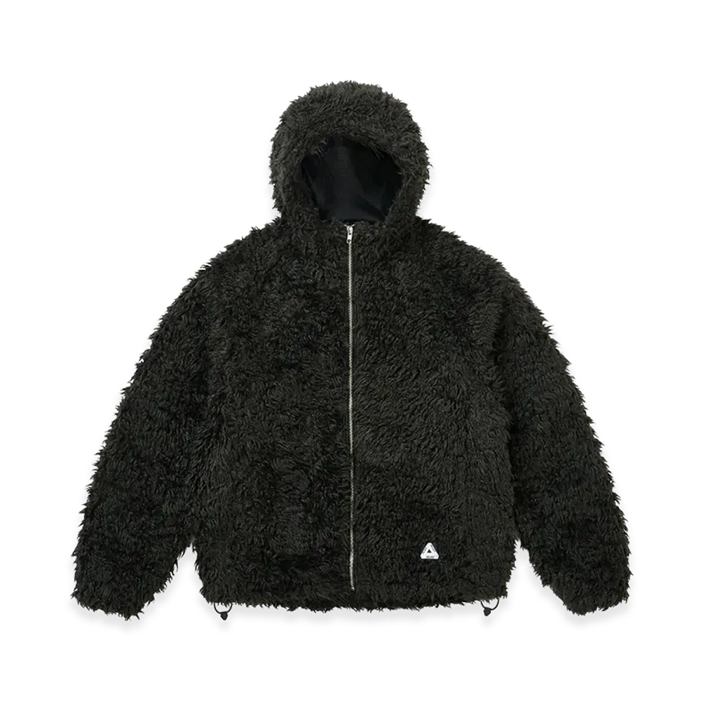 PALACE Furry Fleece Jacket "Black"