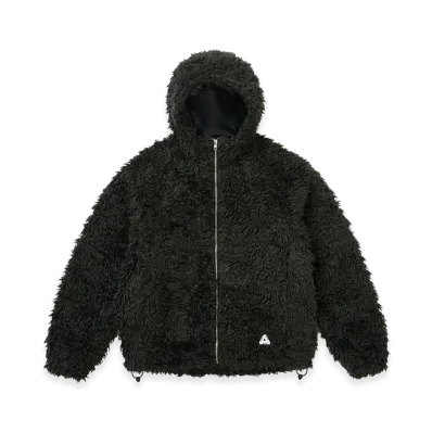PALACE Furry Fleece Jacket "Black"