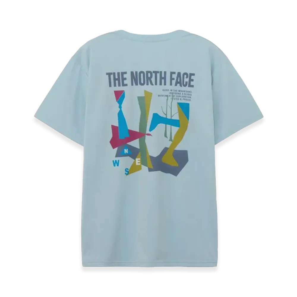 The North Face Short Sleeve ES Retro Trail Tee Mens "Celestial Blue"