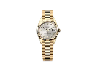 ROLEX Datejust 31mm Yellow Gold 278278 "Silver"