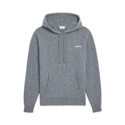 CELINE Celine Sweatshirt / Wool And Cashmere "Gray/Off White"