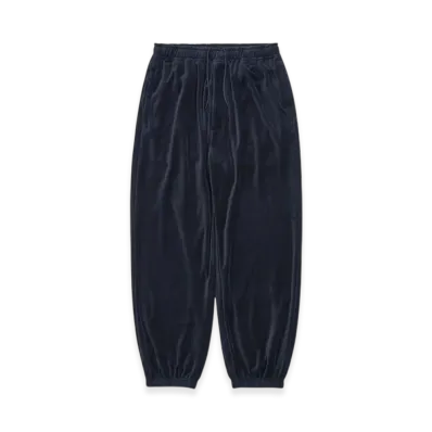 everyone Cotton Velours Track Pants "Navy"