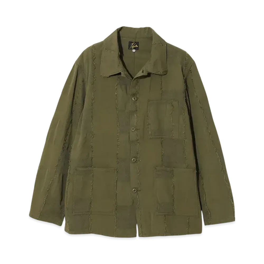 NEEDLES D.N. Coverall - Ripstop Cut Jacquard "Khaki"