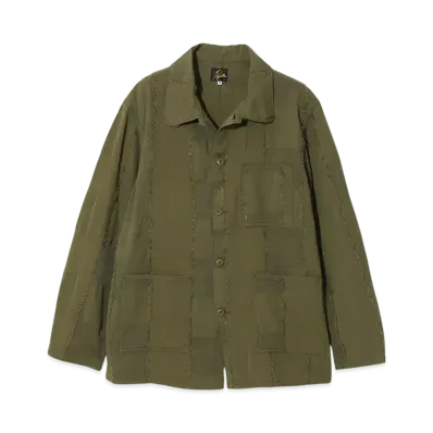 NEEDLES D.N. Coverall - Ripstop Cut Jacquard "Khaki"