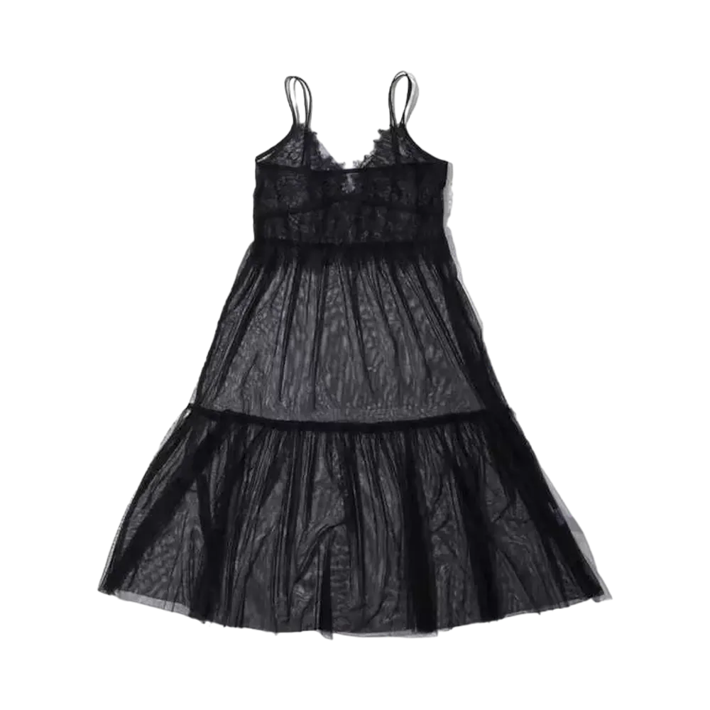 atmos pink Lace Dress "Black"