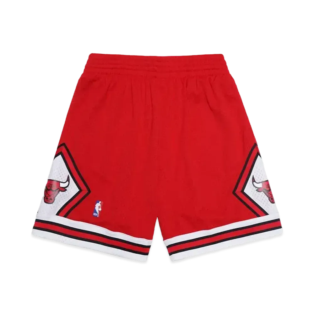 Mitchell&Ness NBA SWINGMAN ROAD SHORTS BULLS 97-98 "RED"