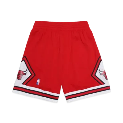 Mitchell&Ness NBA SWINGMAN ROAD SHORTS BULLS 97-98 "RED"