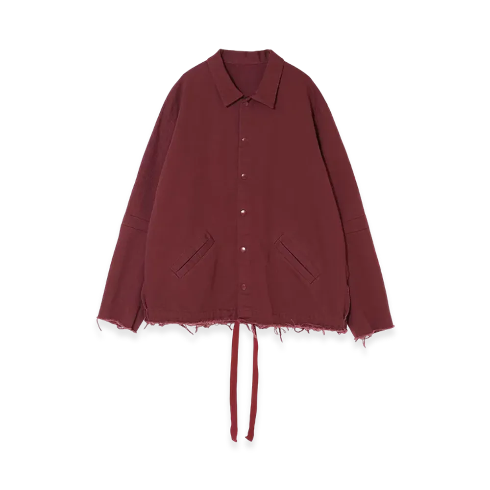 UNDERCOVER Cotton Coach Coat "Bordeaux"