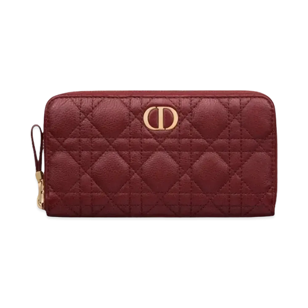 Dior Dior Caro Voyageur Wallet "Red"