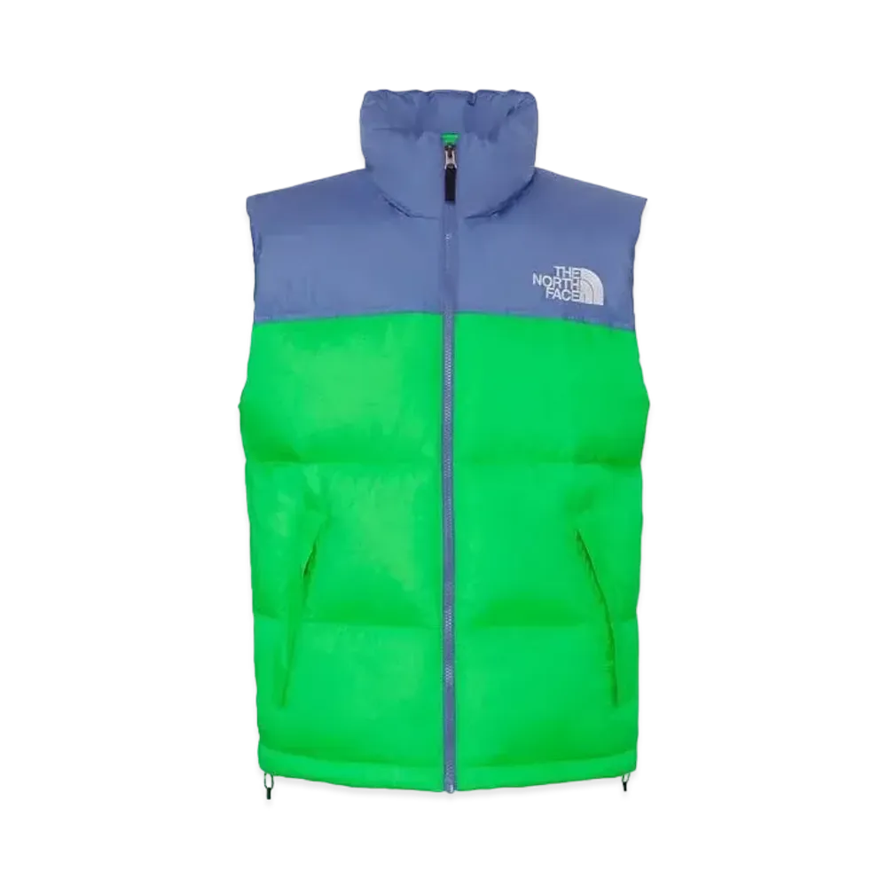 The North Face Nuptse Vest "Optic Blue/Chlorophyll Green"