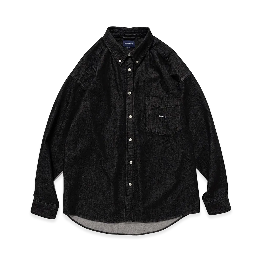 DESCENDANT Palm Denim LS Shirt "Black"