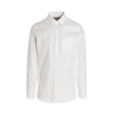 GUCCI Embroidered Logo Shirt "White"