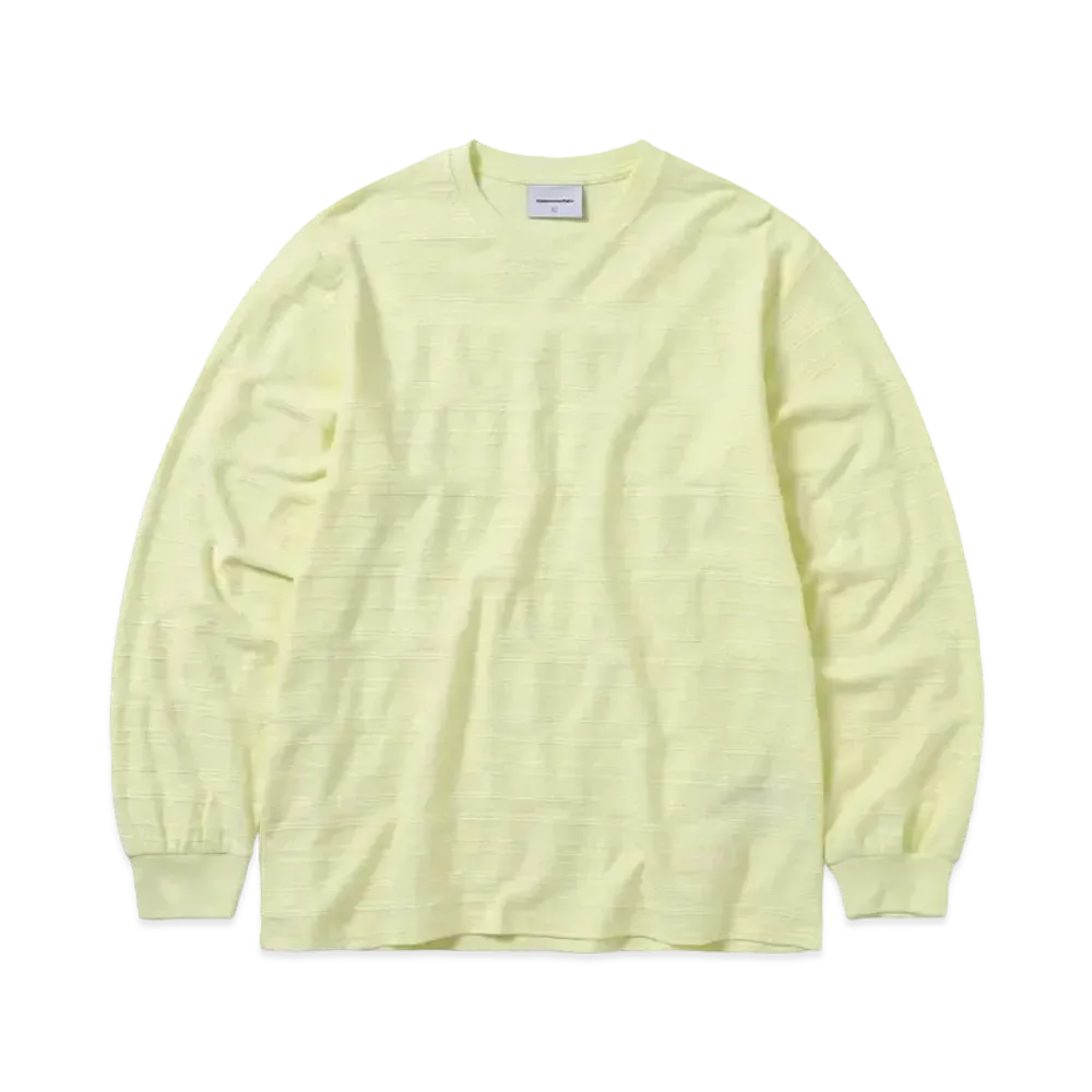 thisisneverthat Star Jacquard L/S Tee "Pale Yellow"
