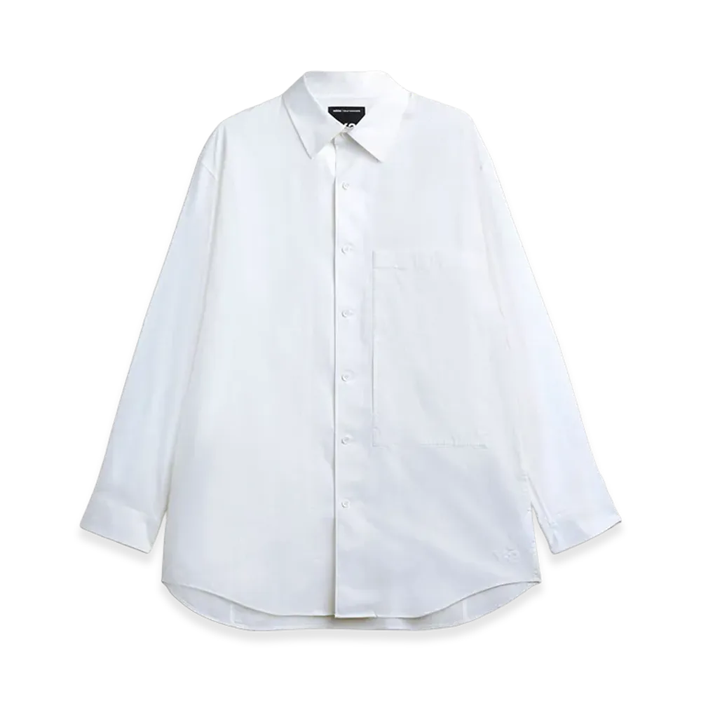 Y-3 Sporty Cotton Shirt "Light White"