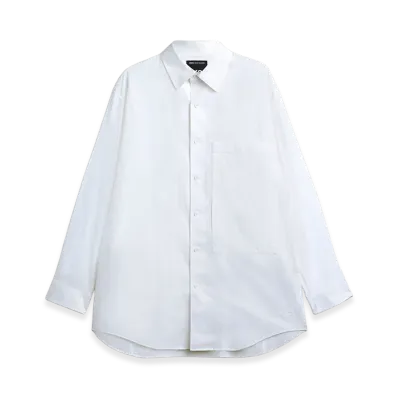 Y-3 Sporty Cotton Shirt "Light White"