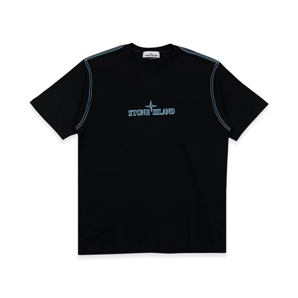 Stone Island 20644 Garment Dyed Cotton T-Shirt - 21SS "Black"