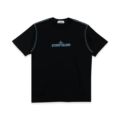 Stone Island 20644 Garment Dyed Cotton T-Shirt - 21SS "Black"