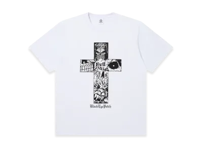 BlackEyePatch Evil Cross Tee "White"