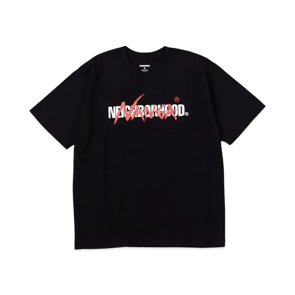 ネイバーフッド x ナンガ Tシャツ SS "ブラック"