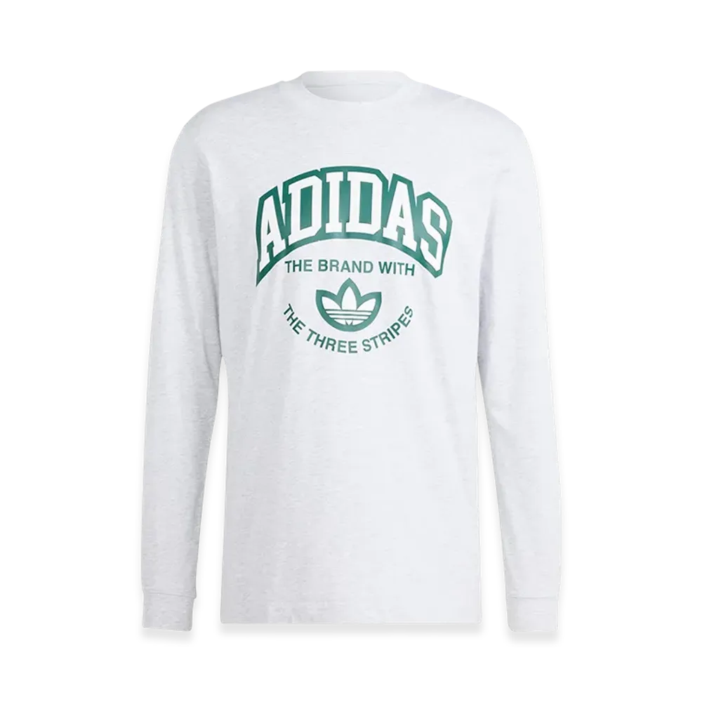 adidas VRCT Long Sleeve T-Shirt "Light Grey Heather"