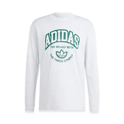 adidas VRCT Long Sleeve T-Shirt "Light Grey Heather"