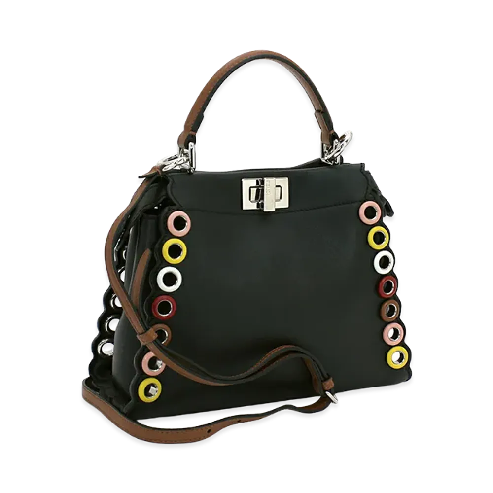 FENDI Women's Handbag (with shoulder strap) Peekaboo Mini "Nero"