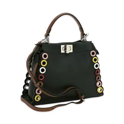 FENDI Women's Handbag (with shoulder strap) Peekaboo Mini "Nero"