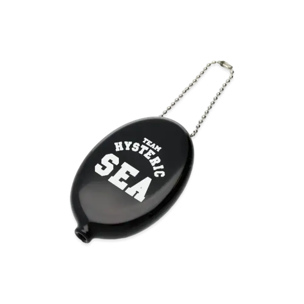 WIND AND SEA x HYSTERIC GLAMOUR Rubber Coin Case "Black"