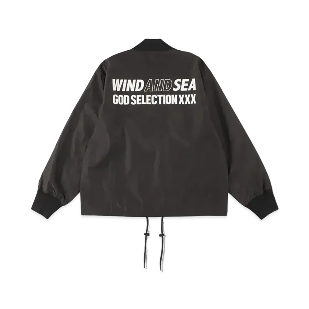WIND AND SEA x GOD SELECTION XXX N-1 Nylon Blouson "Black"