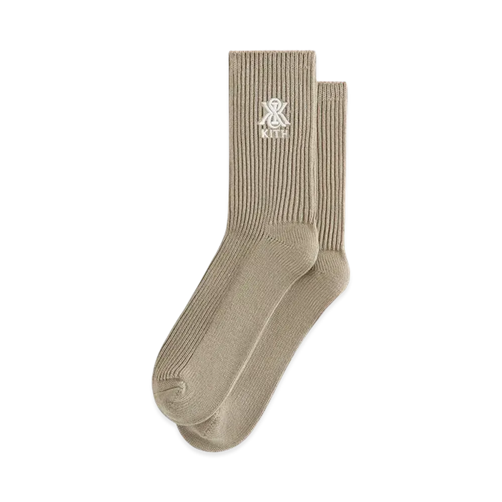 Kith Crest Relaxed Socks "Palomino"