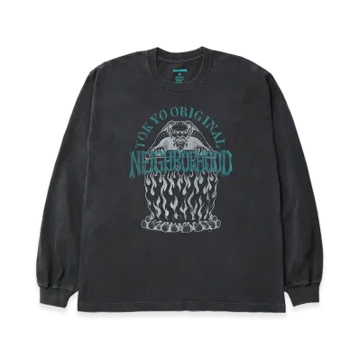NEIGHBORHOOD NH Tee LS-3 "Black"