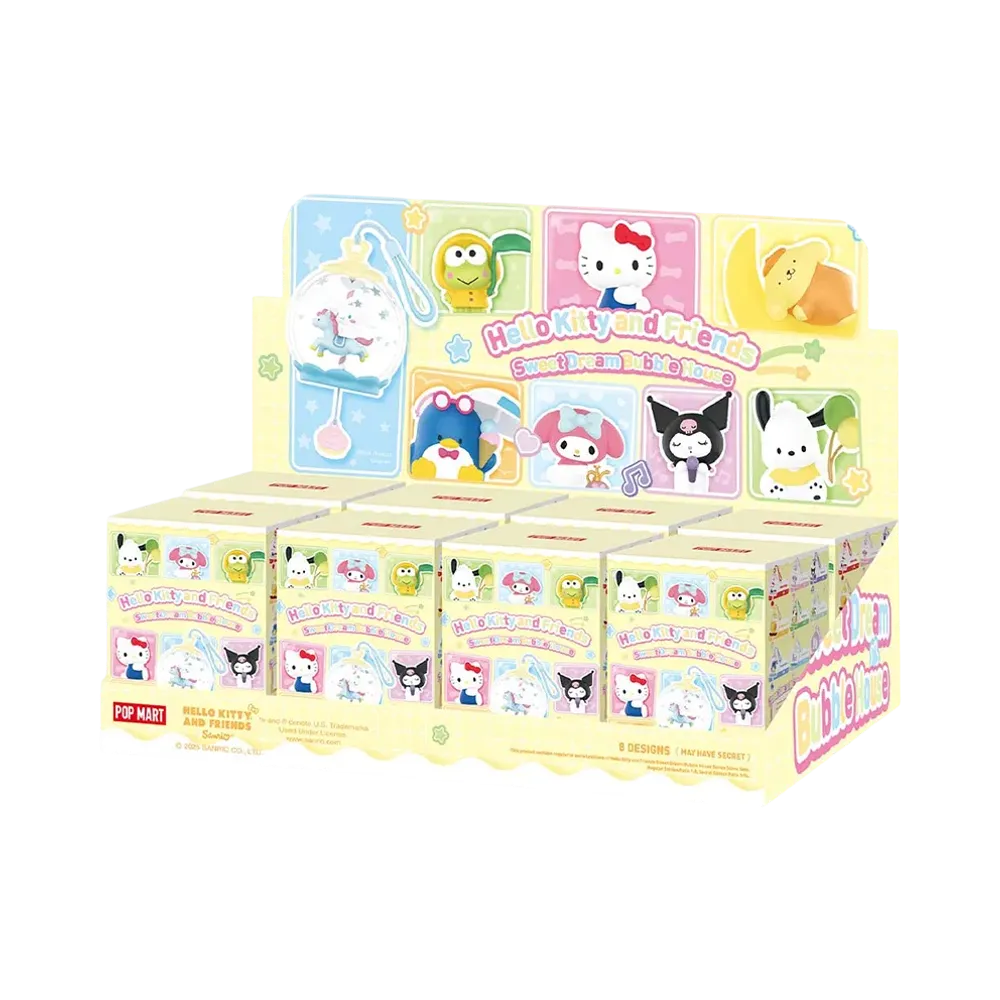 POP MART Hello Kitty and Friends Sweet Dream Bubble House Series Scene Sets [Assortment Box]