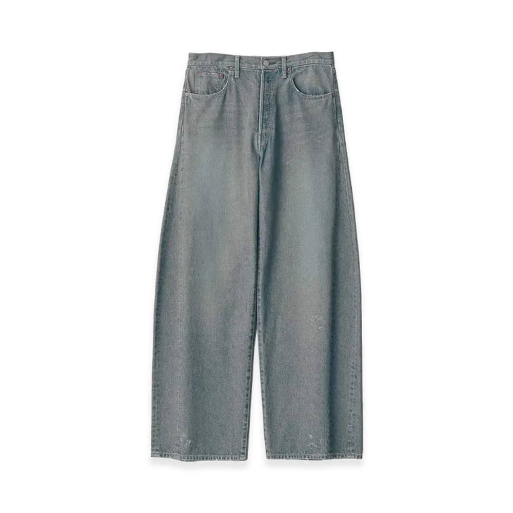ssstein Deformation Wide Denim Jeans "Indigo"