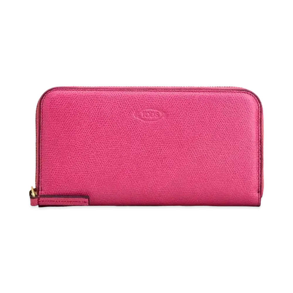 TOD'S Wallet In Leather "Pink"