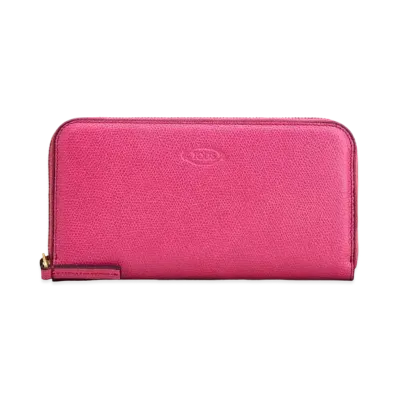 TOD'S Wallet In Leather "Pink"