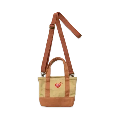 HUMAN MADE MINI SHOULDER COLOR TOTE BAG "Tan"