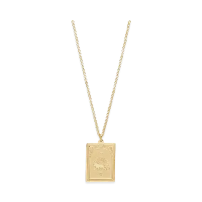TOMWOOD Tarot Strength Pendant "Gold"