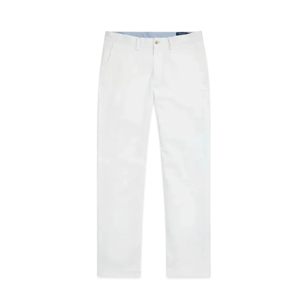 Polo Ralph Lauren Straight Fit Washed Stretch Chino Pants "White"