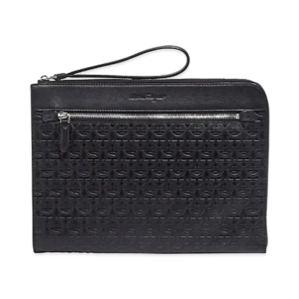 Salvatore Ferragamo Clutch Bag "Black"