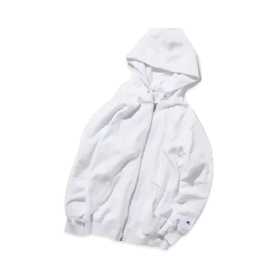 Champion RW Wrap Fit Zip Hoodie "White"
