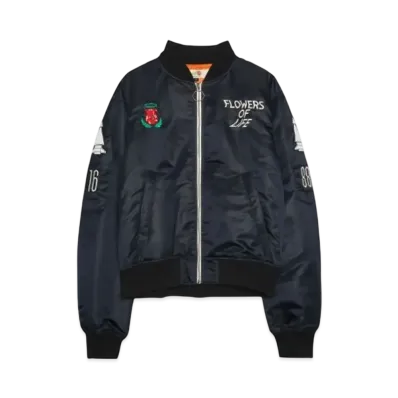Flowers of Life Hand of Flower Jacket "BLACK"