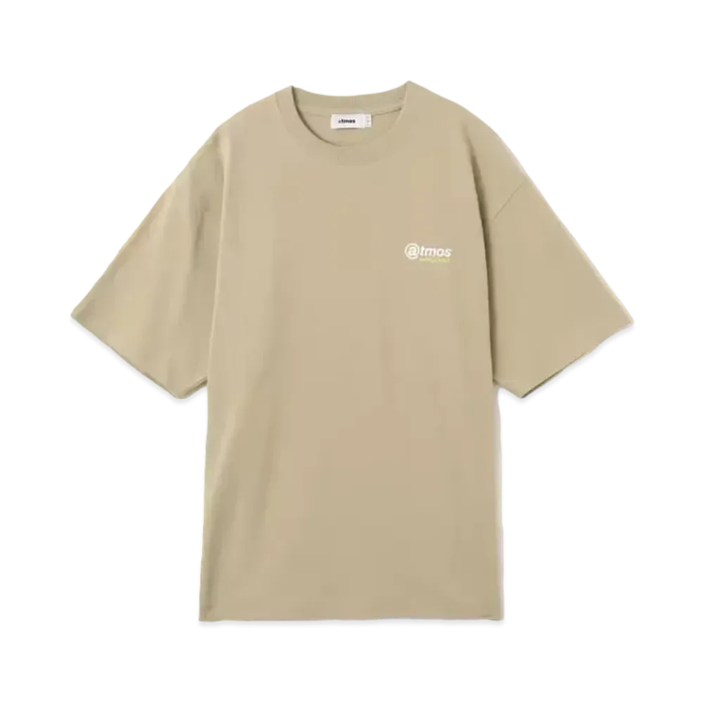 atmos @ Logo Print T-shirt "Beige"